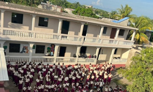 Haiti School Top Roof